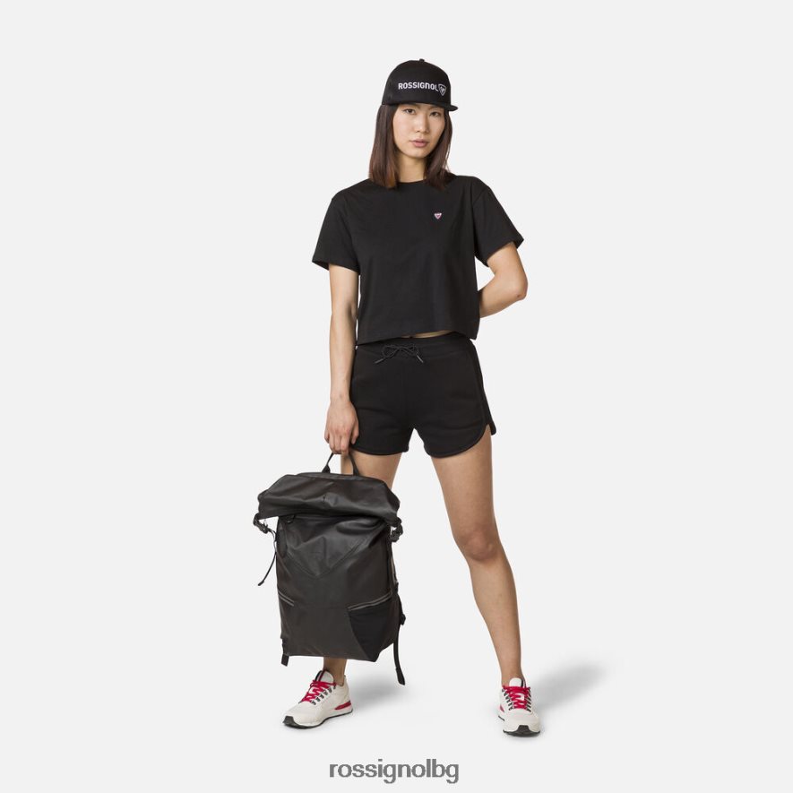 бг Rossignol Жени памучни удобни шорти черен 68DD2T920 дъна