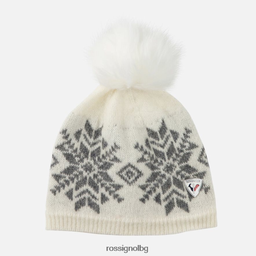 бг Rossignol Жени шапка снежинка бяло 68DD2T719 аксесоари