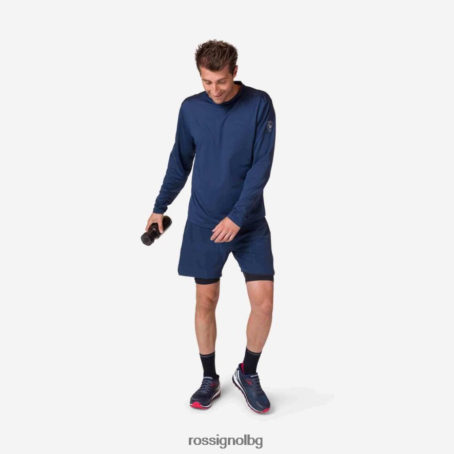бг Rossignol мъже шорти за пътека тъмно синьо 68DD2T126 дъна