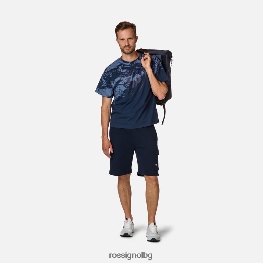 бг Rossignol мъже памучни удобни шорти тъмно синьо 68DD2T132 дъна