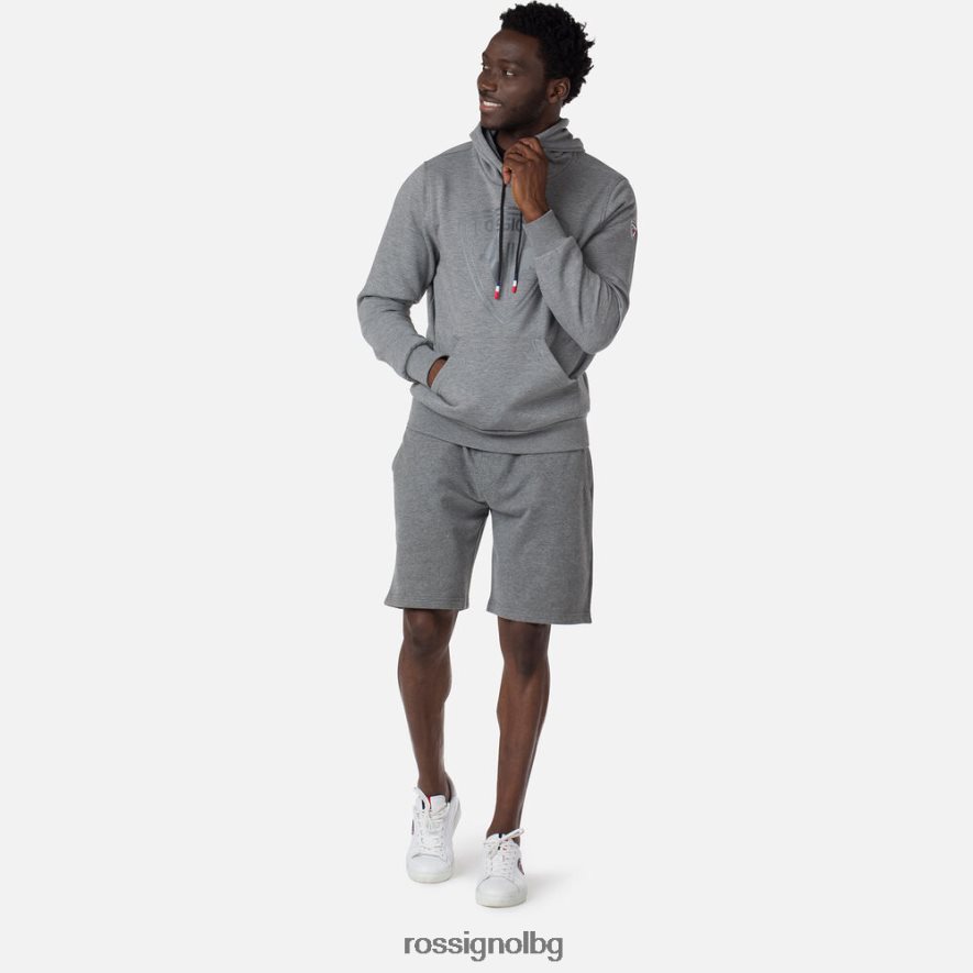 бг Rossignol мъже памучни шорти с лого хедъргрей 68DD2T498 дъна