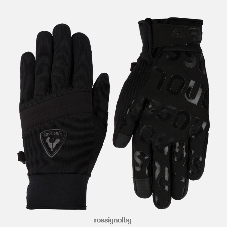 бг Rossignol мъже професионални ръкавици черен 68DD2T218 аксесоари