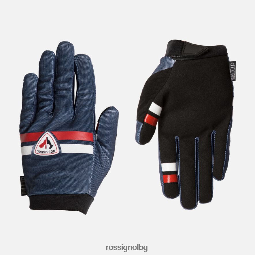 бг Rossignol мъже ръкавици за планински велосипед с цял пръст тъмно синьо 68DD2T32 аксесоари