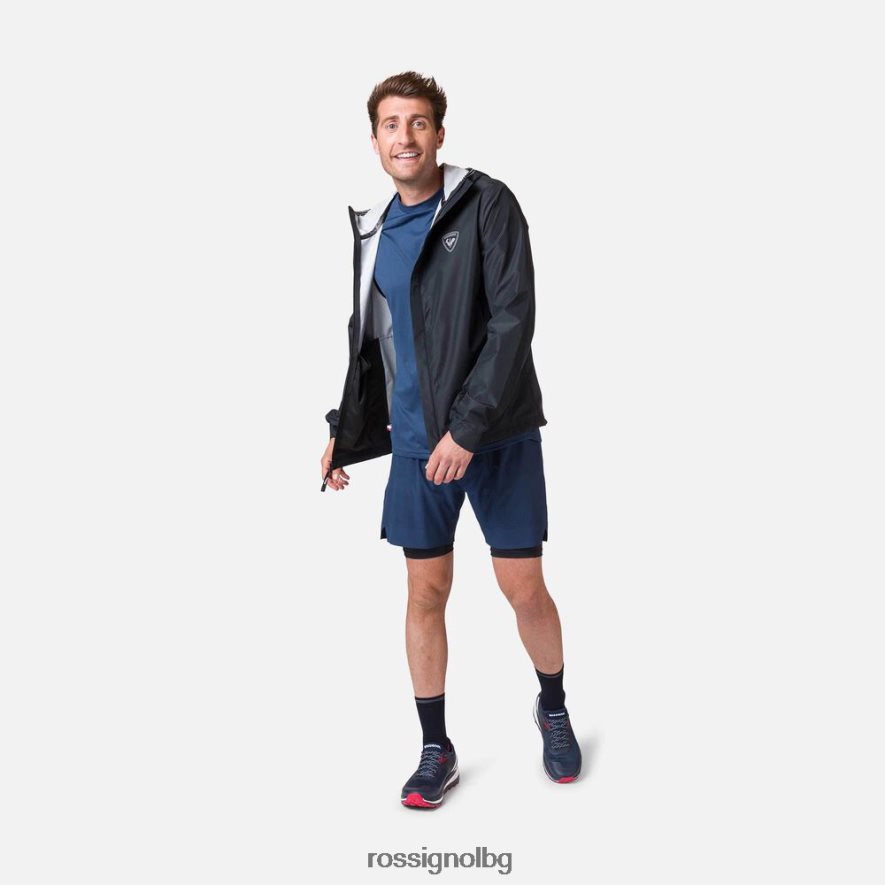 бг Rossignol мъже активно яке за дъжд черен 68DD2T264 върхове