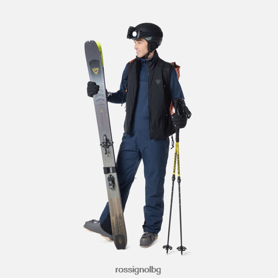 бг Rossignol мъже противоположна жилетка черен 68DD2T343 върхове