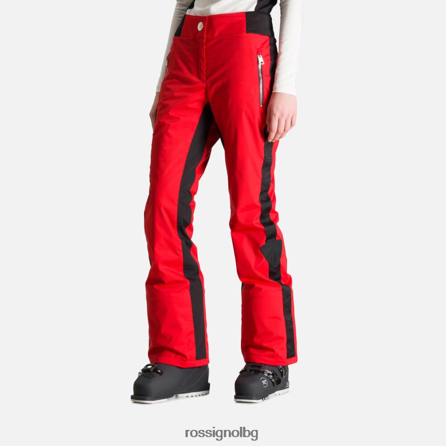 бг Rossignol Жени jcc звездни ски панталони червен 68DD2T1013 дъна