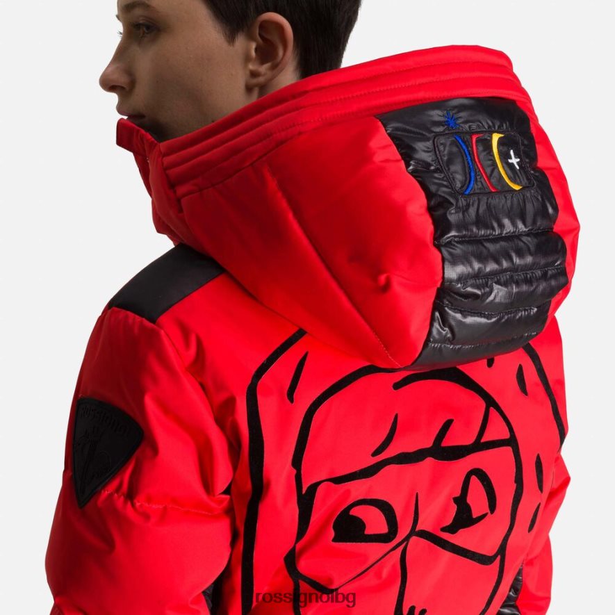 бг Rossignol Жени jcc звездно пухено яке червен 68DD2T795 върхове