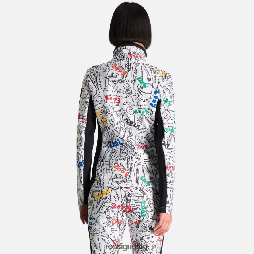 бг Rossignol Жени jcc меко яке с щампа на брейди галактика 68DD2T1022 върхове