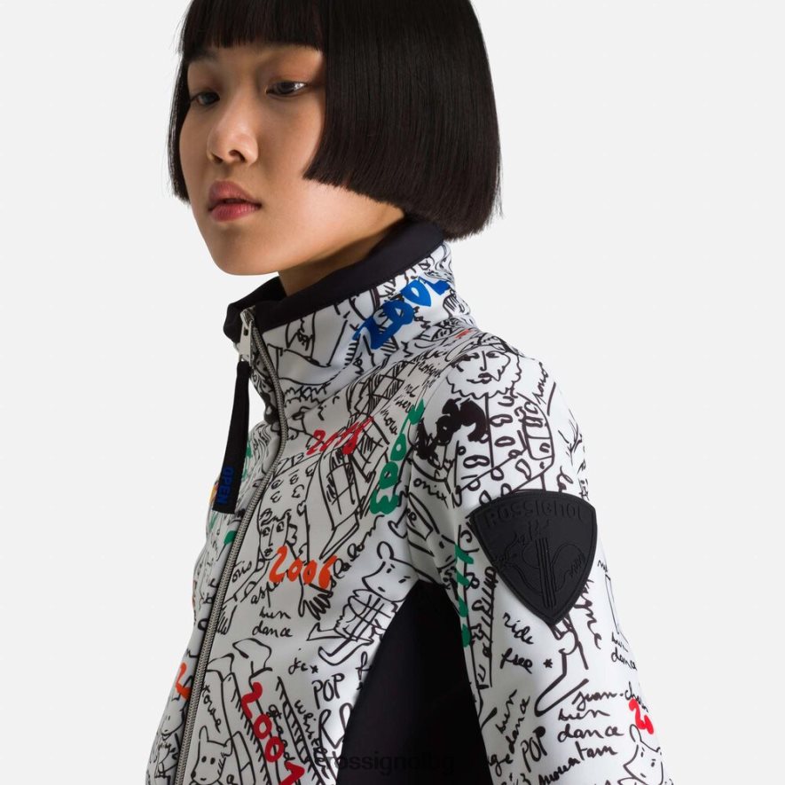 бг Rossignol Жени jcc меко яке с щампа на брейди галактика 68DD2T1022 върхове