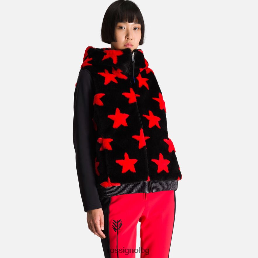 бг Rossignol Жени jcc обърната жилетка черен 68DD2T1055 върхове