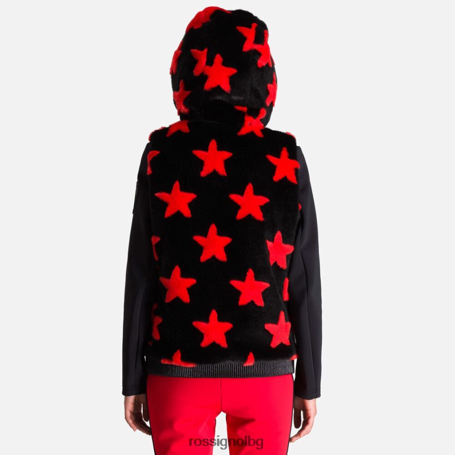 бг Rossignol Жени jcc обърната жилетка черен 68DD2T1055 върхове