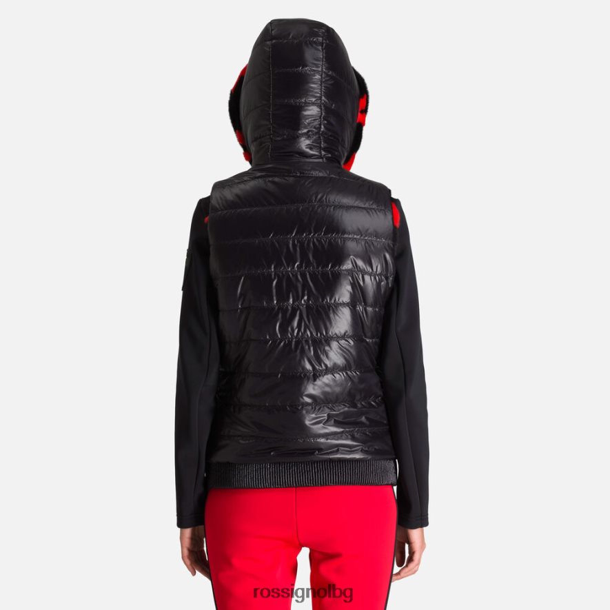 бг Rossignol Жени jcc обърната жилетка черен 68DD2T1055 върхове