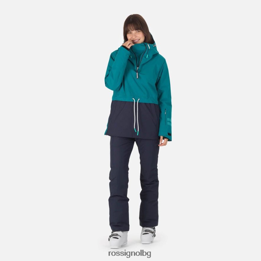 бг Rossignol Жени skpr анорак тъмен изумруд 68DD2T1052 върхове