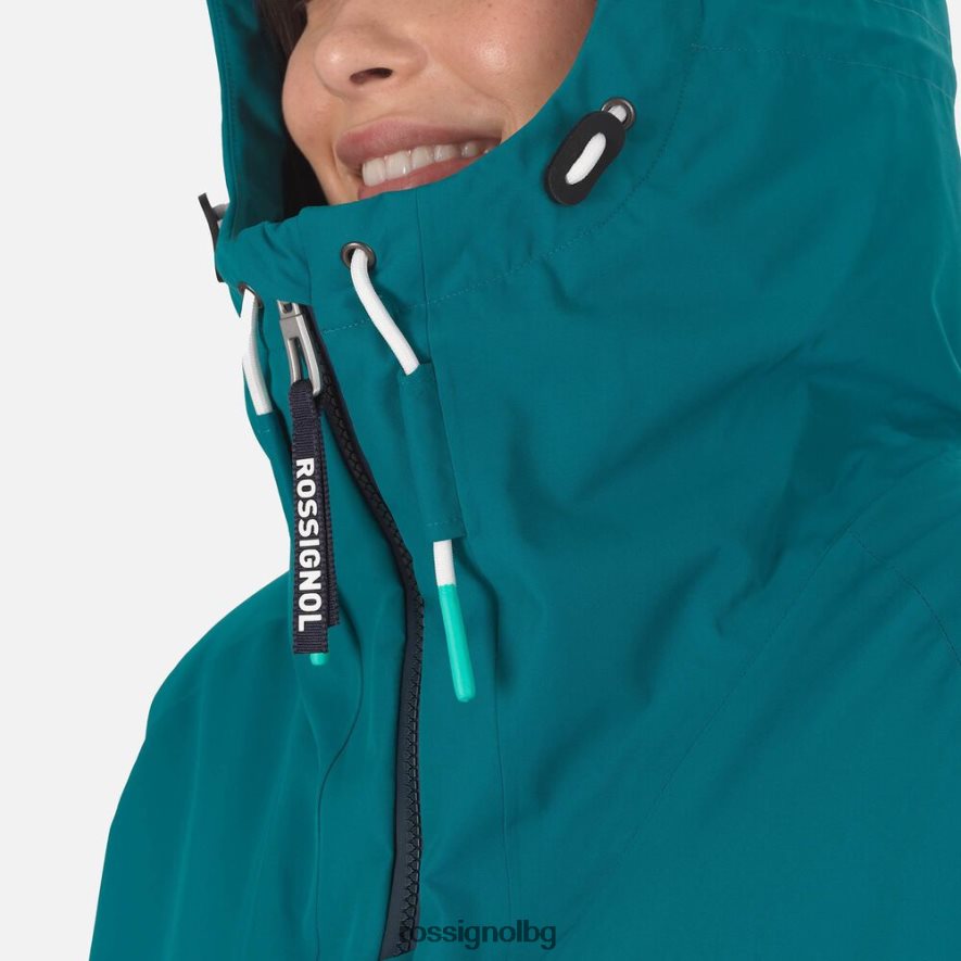 бг Rossignol Жени skpr анорак тъмен изумруд 68DD2T1052 върхове