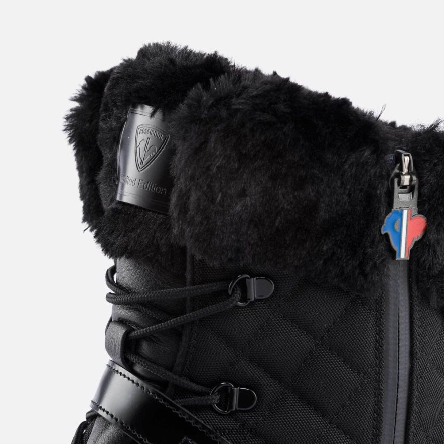 бг Rossignol Жени Ботуши от изданието megeve от 1907 г черен 68DD2T741 обувки