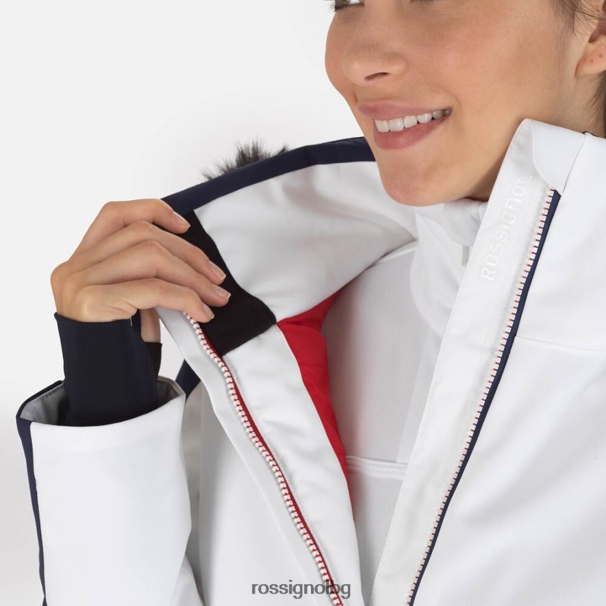 бг Rossignol Жени въздушно ски яке бяло 68DD2T1091 върхове