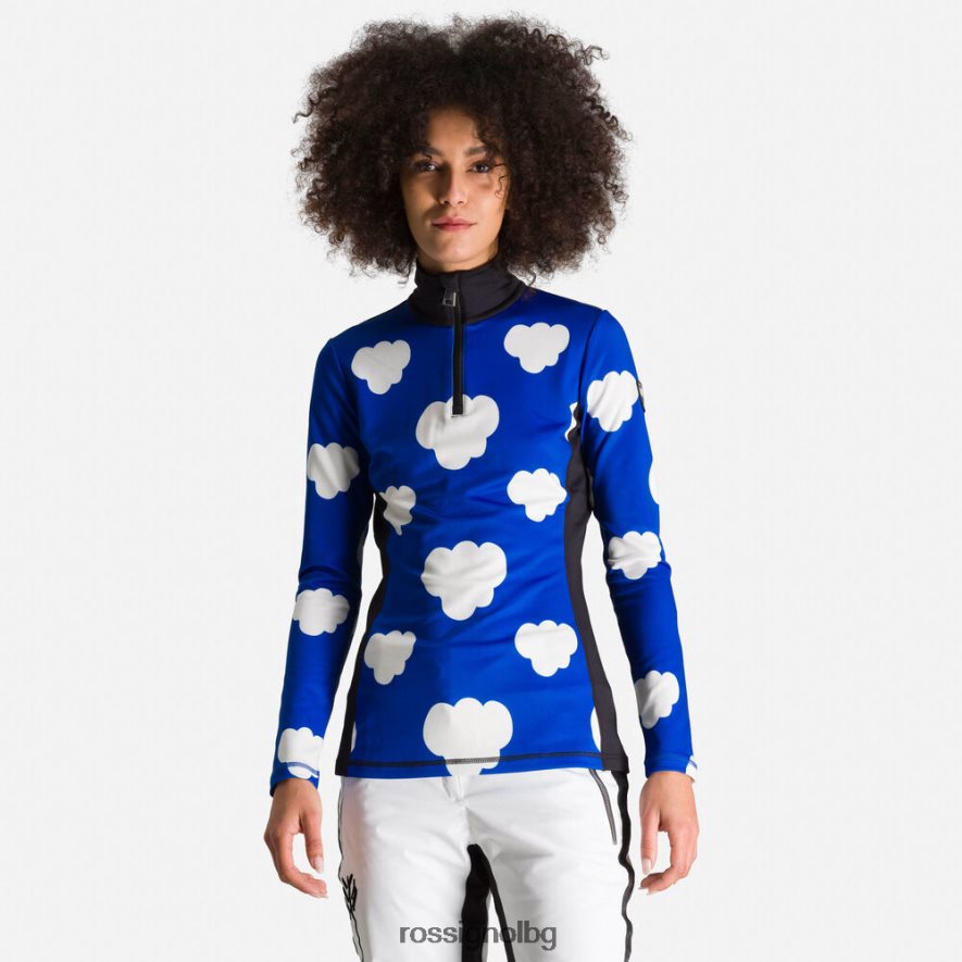 бг Rossignol Жени горнище с половин цип jcc bessi nuage 68DD2T756 върхове