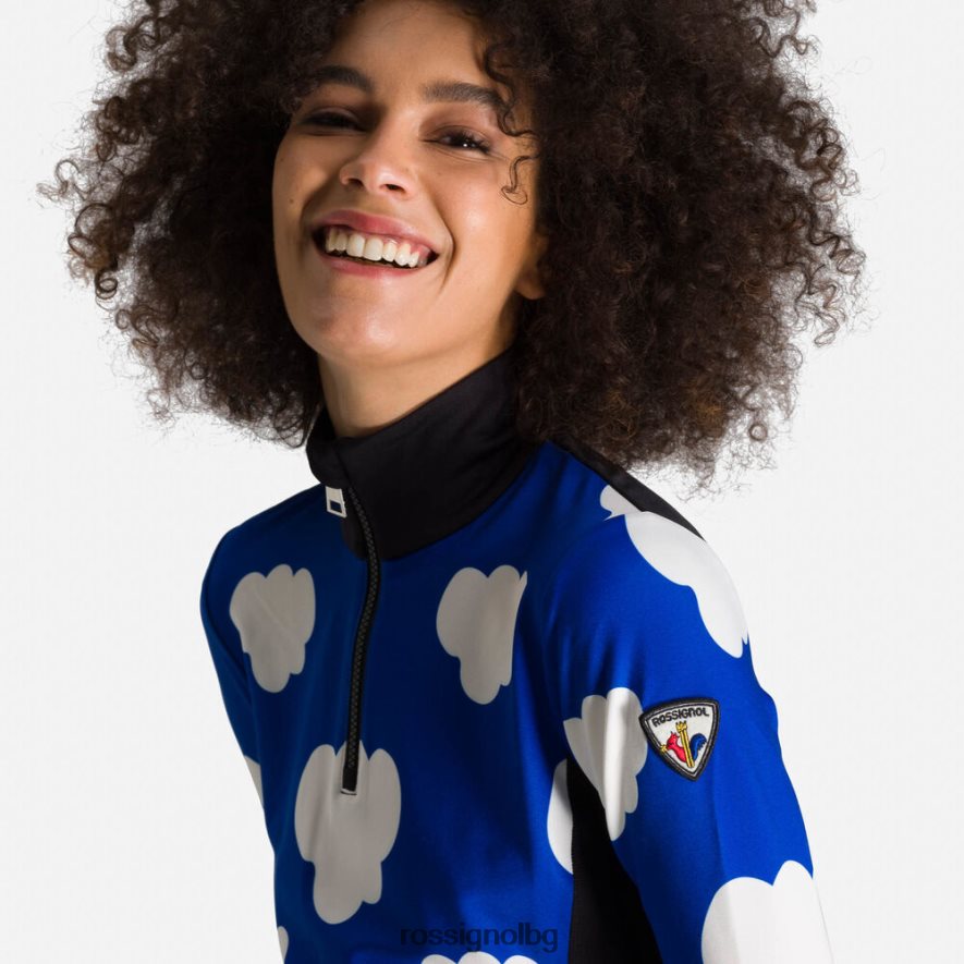 бг Rossignol Жени горнище с половин цип jcc bessi nuage 68DD2T756 върхове