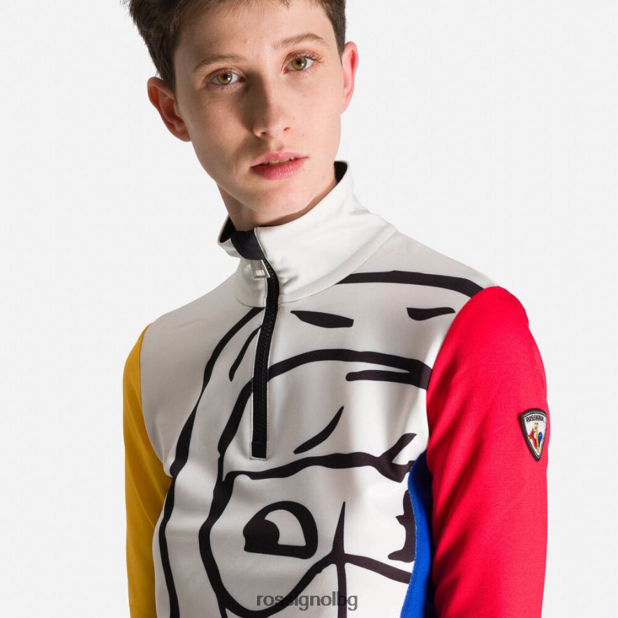 бг Rossignol Жени горнище с половин цип jcc bessi мултико 68DD2T765 върхове