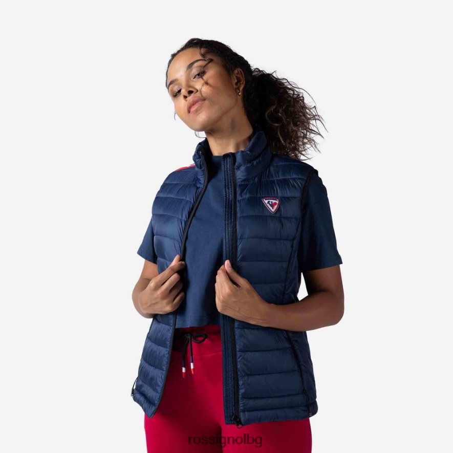 бг Rossignol Жени изолирана жилетка 180гр тъмно синьо 68DD2T846 върхове