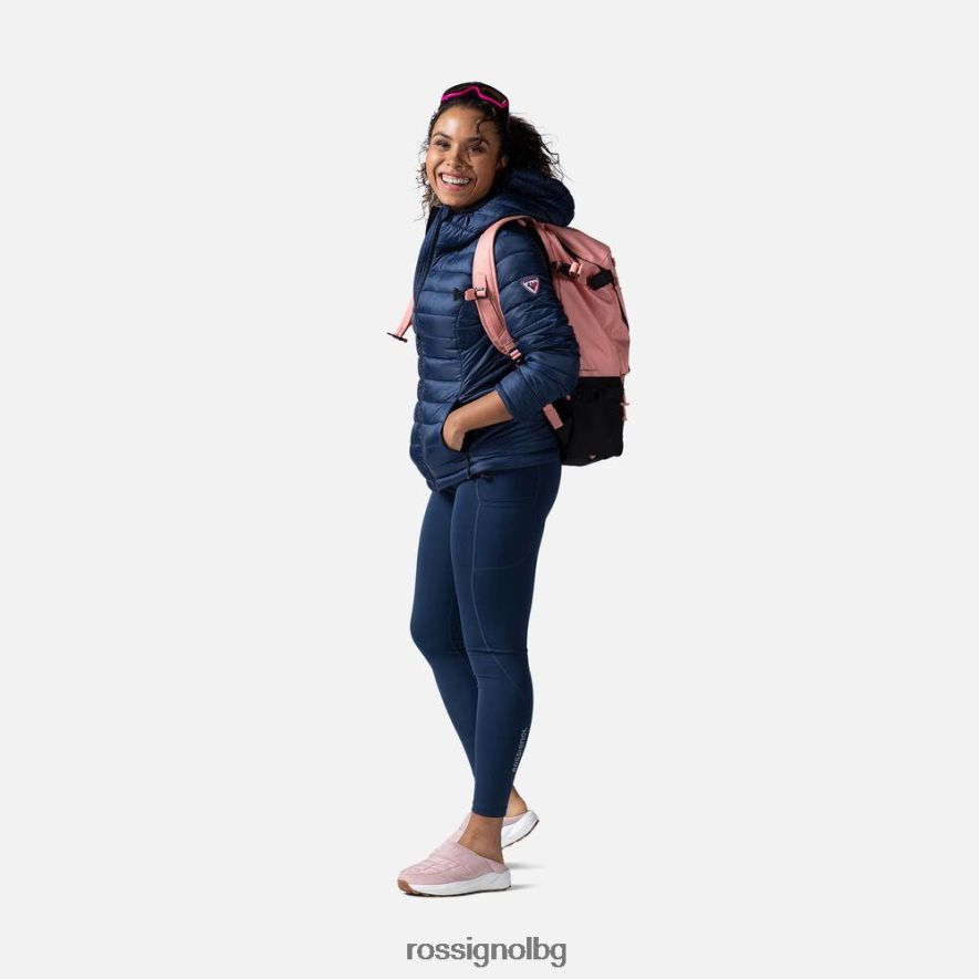 бг Rossignol Жени изолирано яке с качулка 180гр тъмно синьо 68DD2T936 върхове