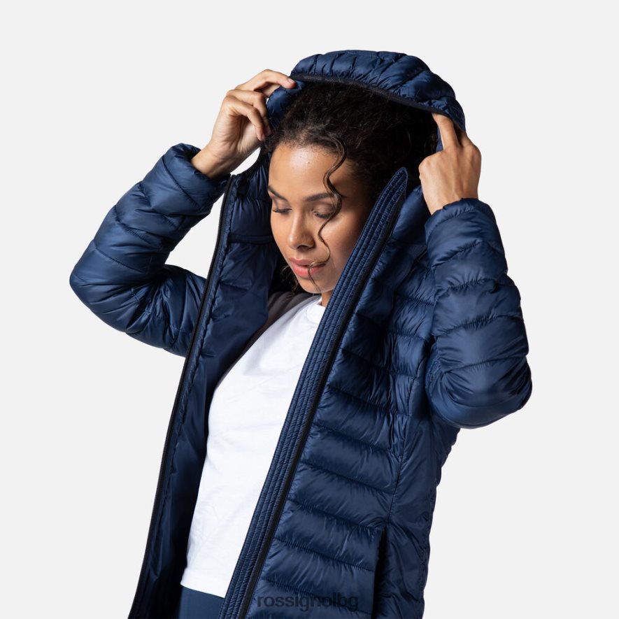 бг Rossignol Жени изолирано яке с качулка 180гр тъмно синьо 68DD2T936 върхове