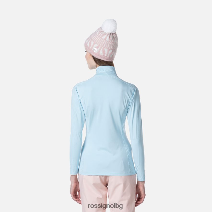 бг Rossignol Жени класическа горна част с основен слой с половин цип ледник 68DD2T1058 върхове