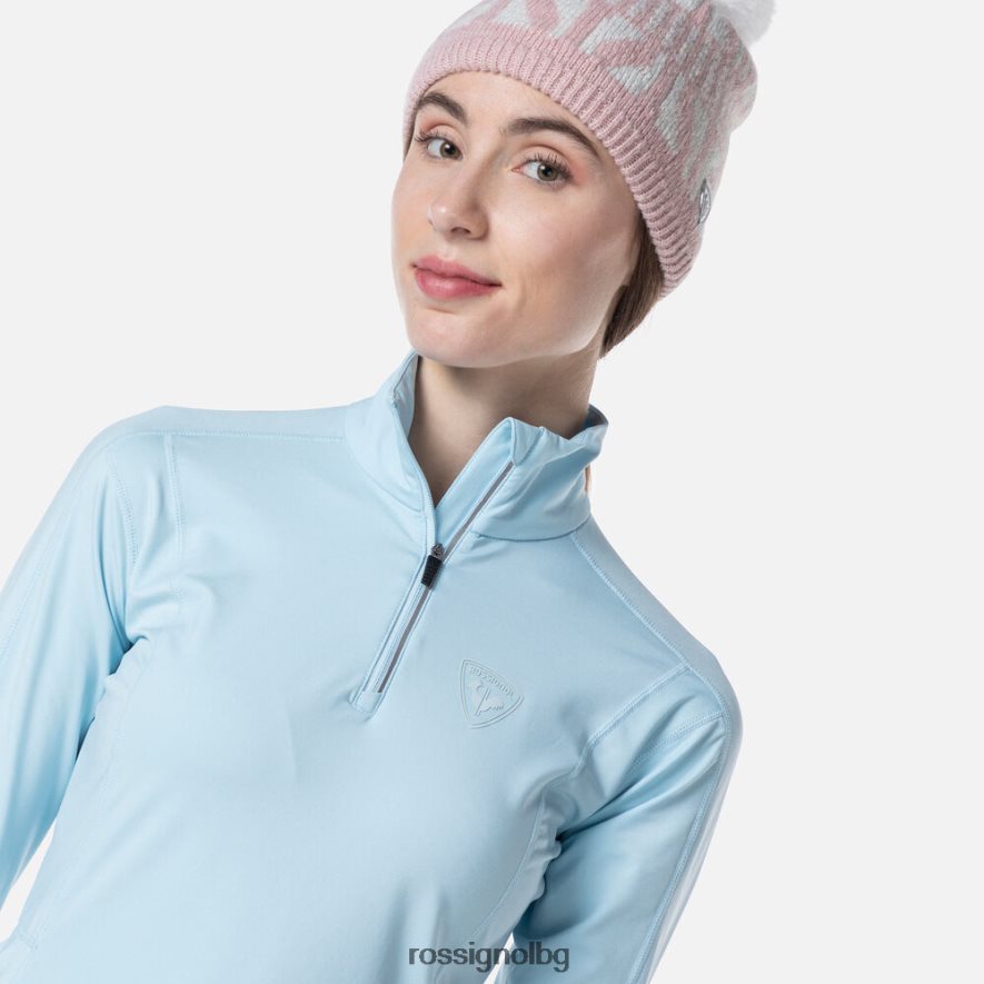 бг Rossignol Жени класическа горна част с основен слой с половин цип ледник 68DD2T1058 върхове
