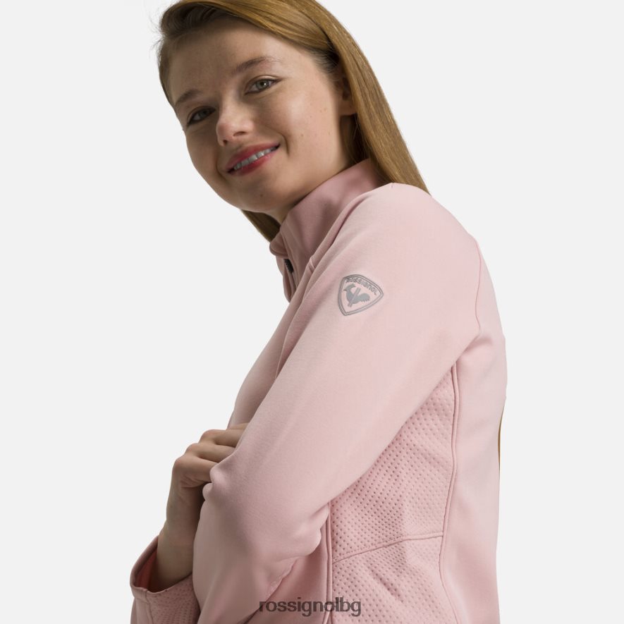 бг Rossignol Жени класически климатичен слой прахообразно розово 68DD2T1034 върхове