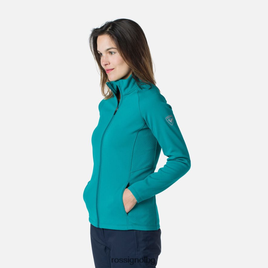 бг Rossignol Жени класически климатичен слой тъмен изумруд 68DD2T941 върхове