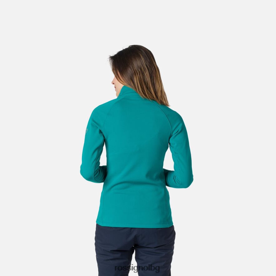 бг Rossignol Жени класически климатичен слой тъмен изумруд 68DD2T941 върхове