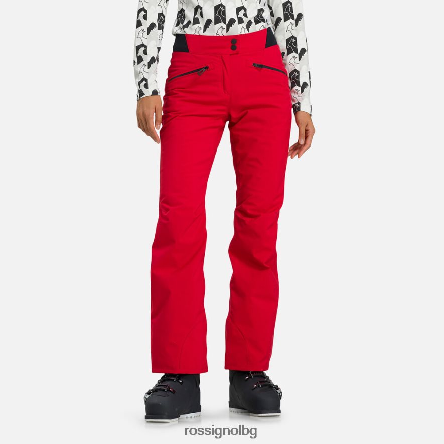 бг Rossignol Жени класически ски панталони кармин 68DD2T775 дъна