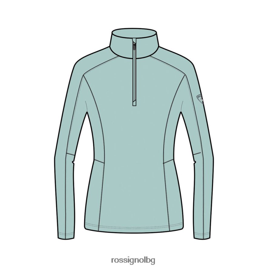 бг Rossignol Жени класически слой с 1/2 цип аква 68DD2T1125 върхове