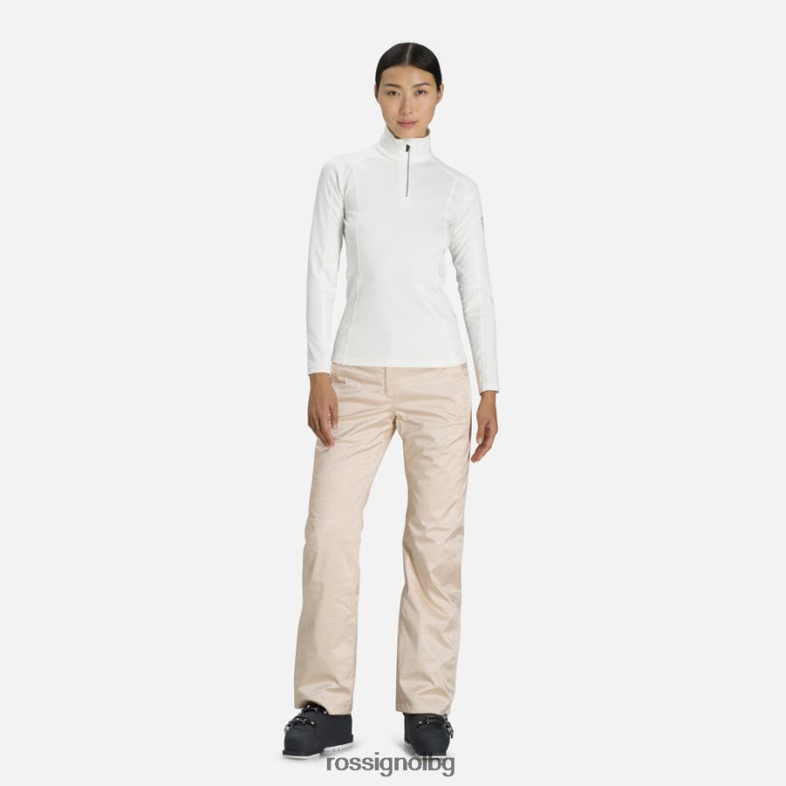 бг Rossignol Жени класически слой с 1/2 цип бяло 68DD2T982 върхове