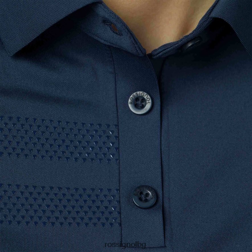 бг Rossignol Жени лека дишаща поло тениска тъмно синьо 68DD2T693 върхове