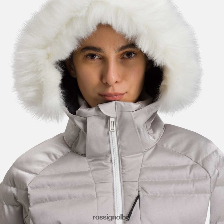 бг Rossignol Жени метално ски яке rapide сребро 68DD2T1061 върхове