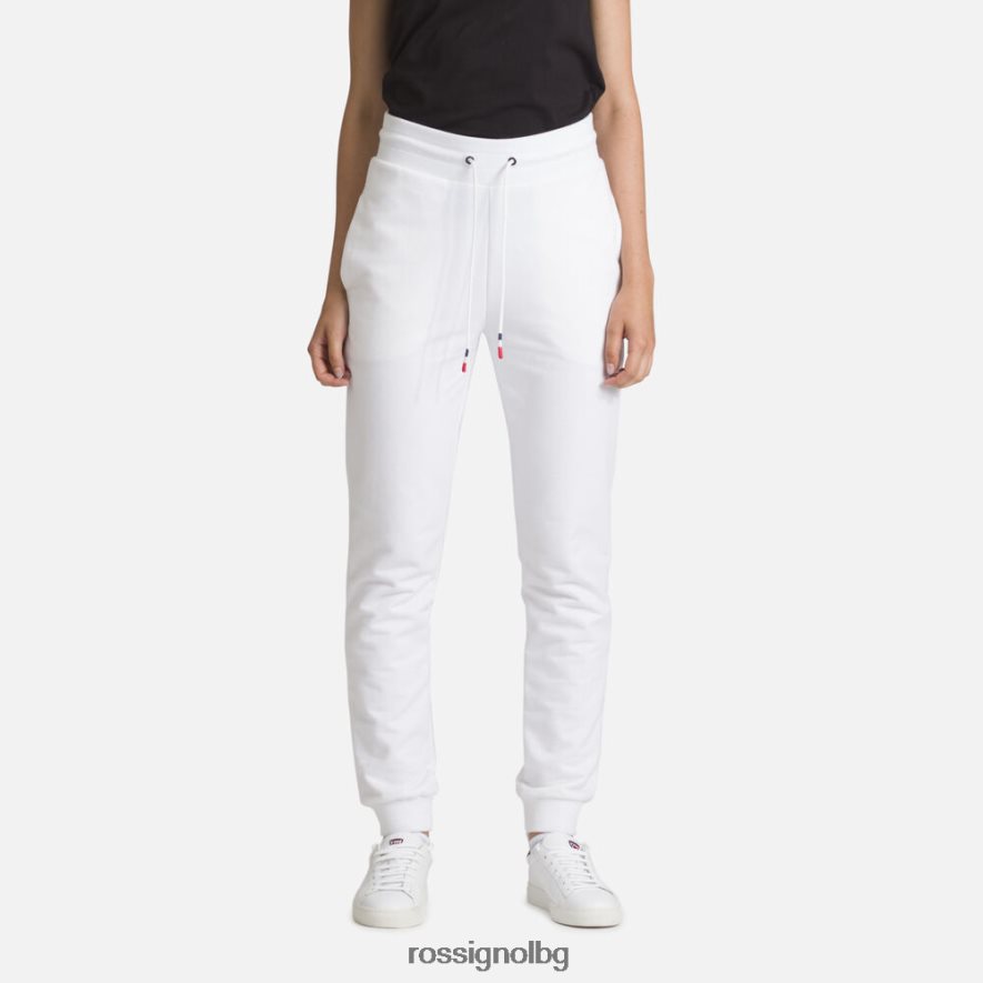 бг Rossignol Жени памучен спортен панталон с лого бяло 68DD2T939 дъна