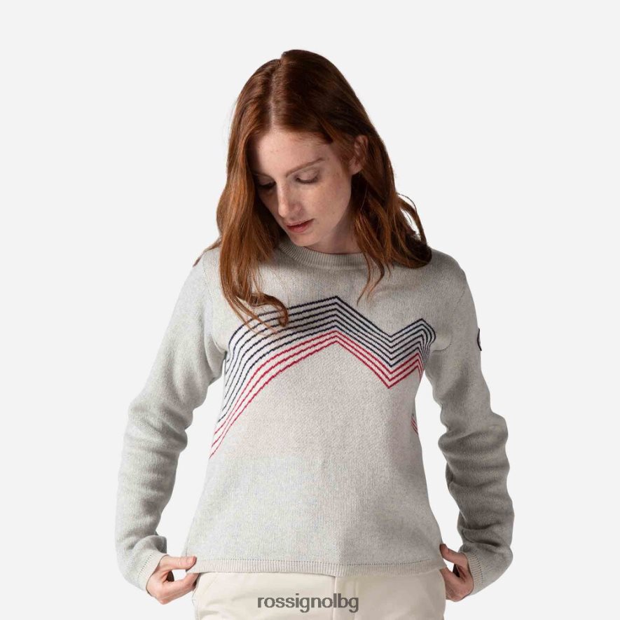 бг Rossignol Жени планинско горнище с кръгла яка мъгла 68DD2T859 върхове