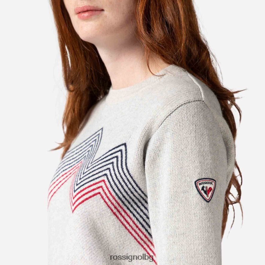 бг Rossignol Жени планинско горнище с кръгла яка мъгла 68DD2T859 върхове