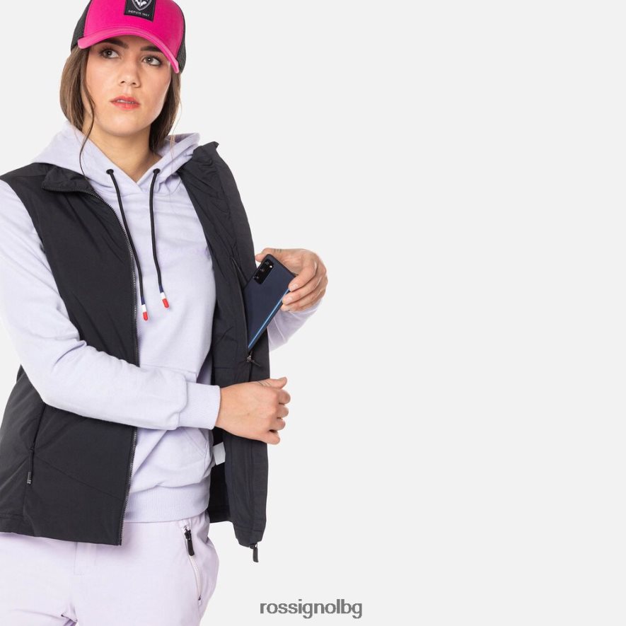 бг Rossignol Жени противоположна жилетка черен 68DD2T830 върхове