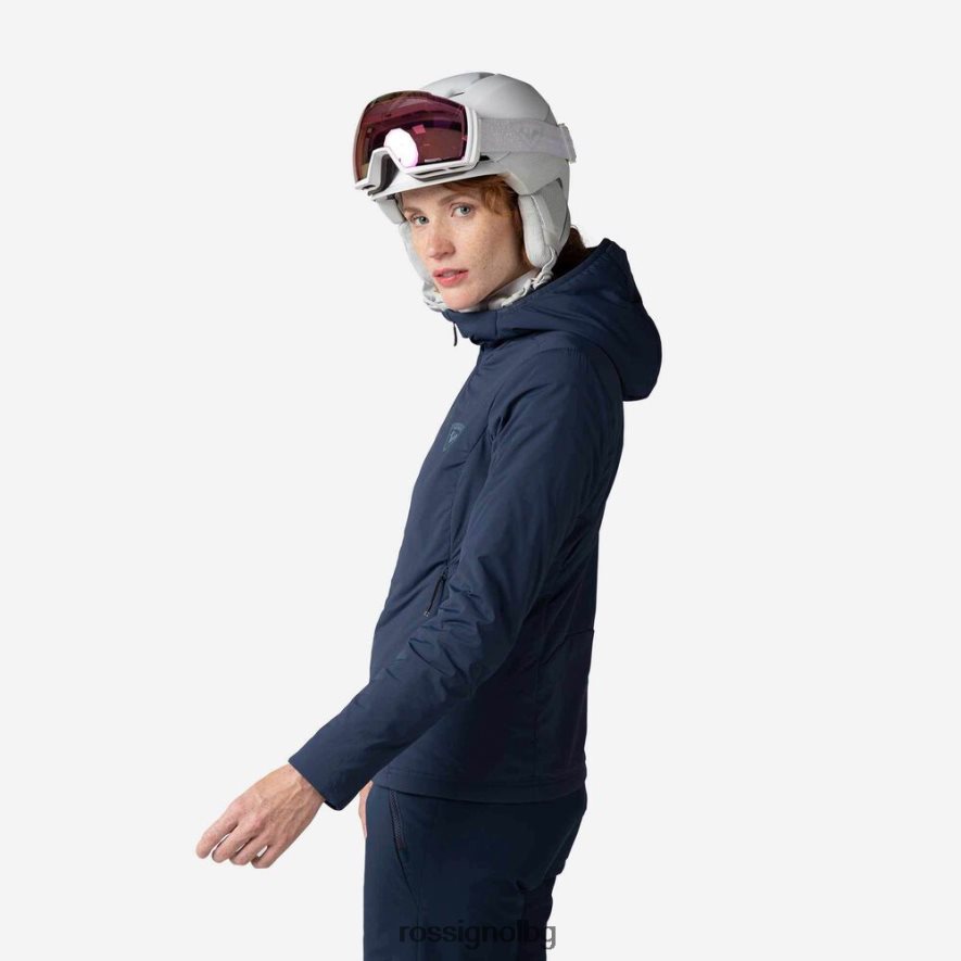 бг Rossignol Жени противоположно яке с качулка тъмно синьо 68DD2T818 върхове