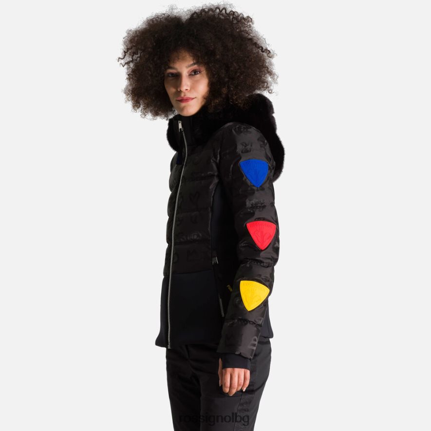 бг Rossignol Жени пухено яке jcc twins черен 68DD2T802 върхове
