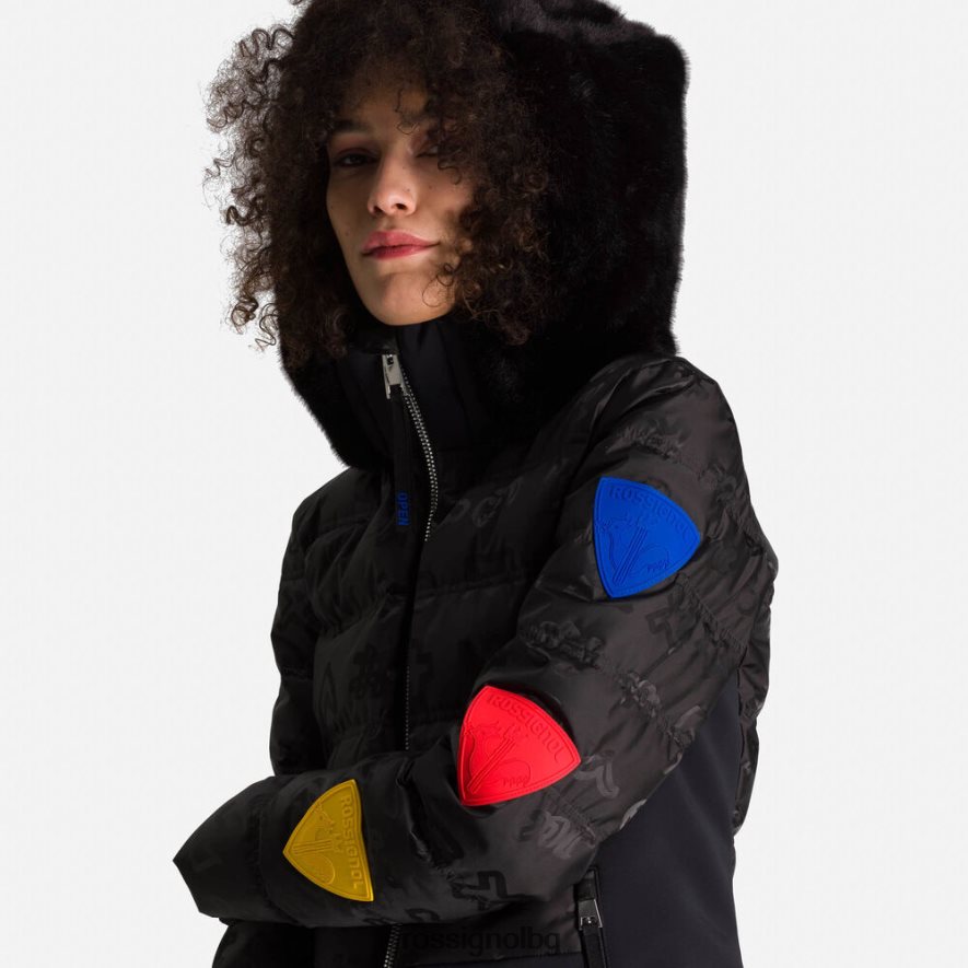 бг Rossignol Жени пухено яке jcc twins черен 68DD2T802 върхове