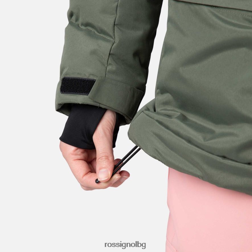 бг Rossignol Жени пухкава ски парка абаносово зелено 68DD2T1037 върхове