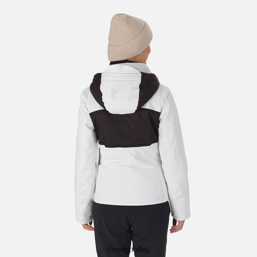 бг Rossignol Жени реагира мериносово ски яке бяло 68DD2T1060 върхове
