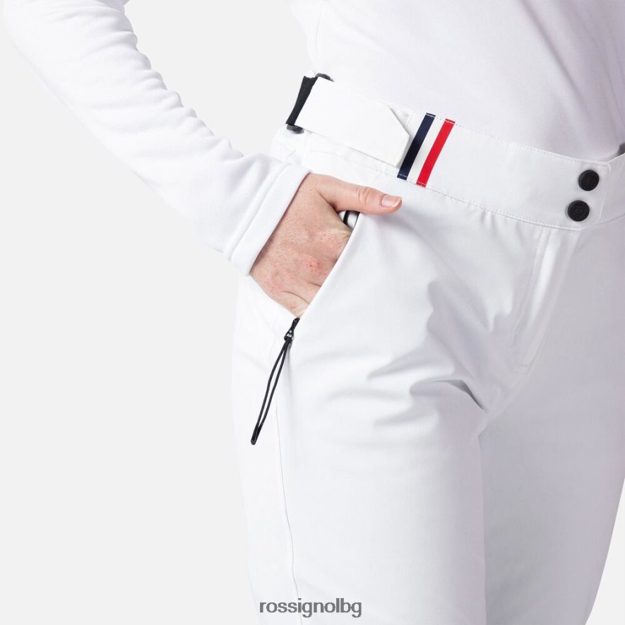 бг Rossignol Жени реагират ски панталони бяло 68DD2T1127 дъна
