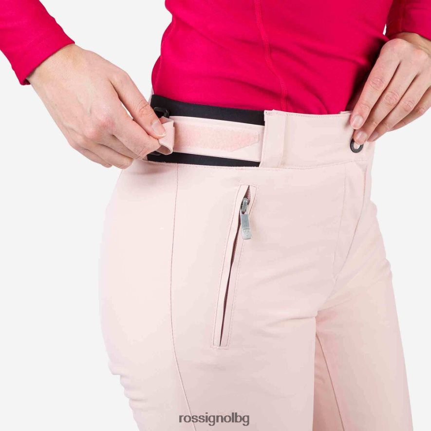 бг Rossignol Жени ски панталони прахообразно розово 68DD2T782 дъна
