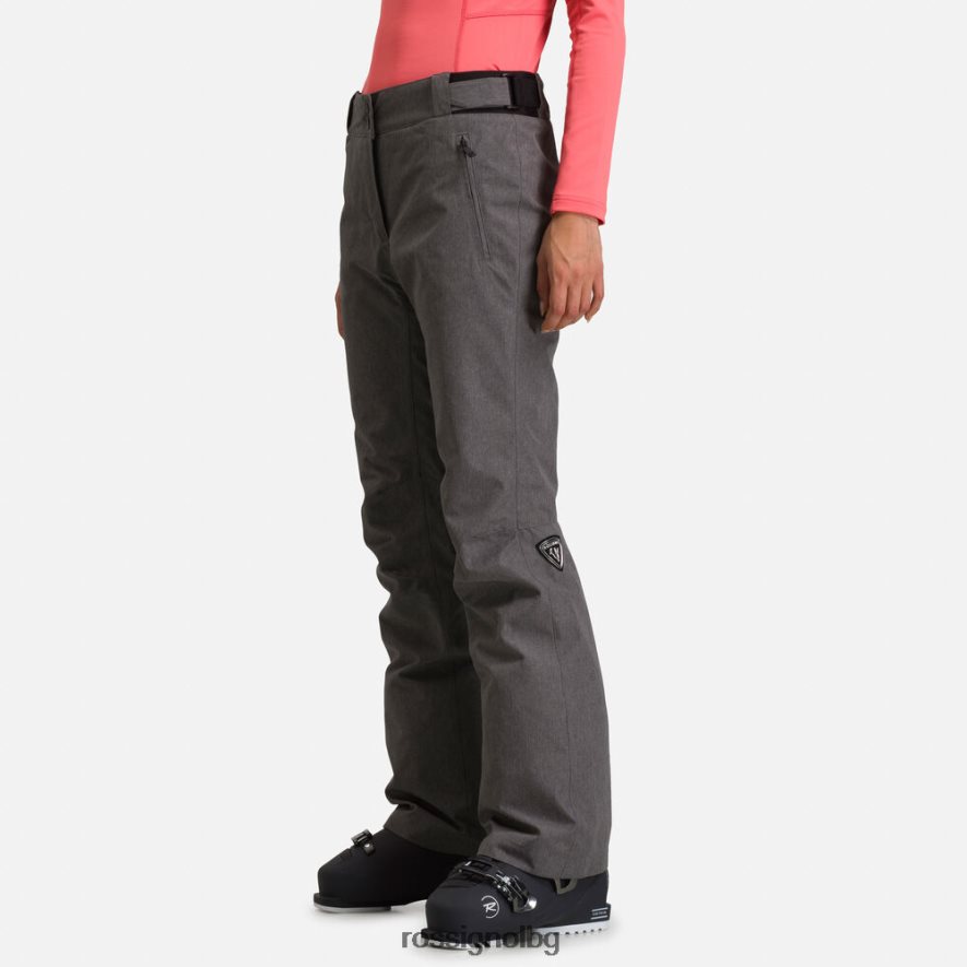 бг Rossignol Жени ски панталони хедър хедър сиво 68DD2T1102 дъна