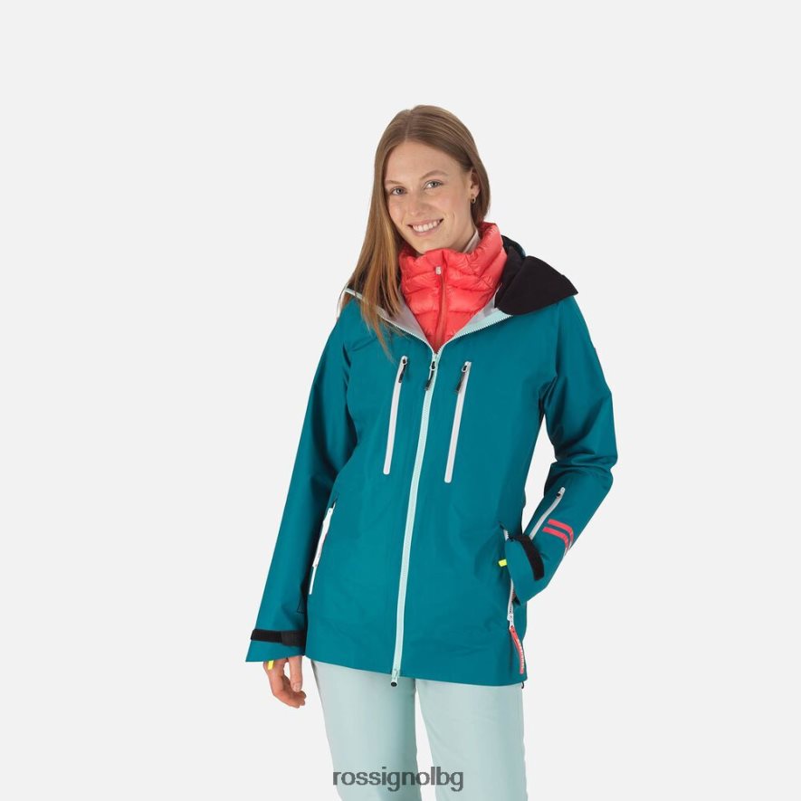 бг Rossignol Жени ски яке atelier s тъмен изумруд 68DD2T1117 върхове