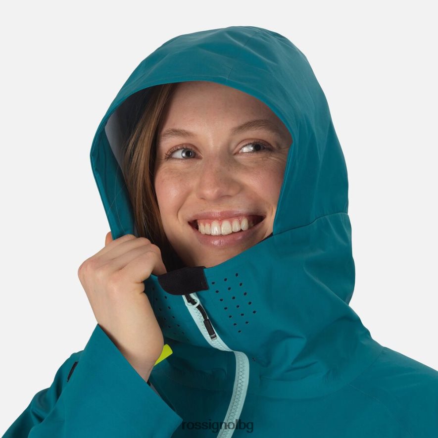 бг Rossignol Жени ски яке atelier s тъмен изумруд 68DD2T1117 върхове